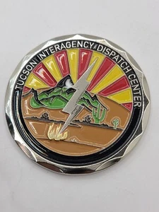 Arizona TDC Dispatchers Tucson Interagency Dispatch Cener Challenge Coin 2" - Picture 1 of 4