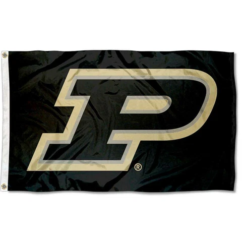 Purdue Boilermakers 3' x 5' Flag - Black Cover