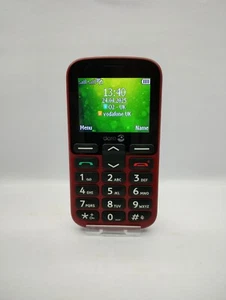 Used Doro 1380 (DFB-0350) Dark Red Unlocked Dual SIM 2.4" 8MB 0.3MP 2G - Afbeelding 1 van 20