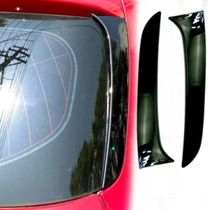 (Gloss black)Rear Window Side Canard Spoiler Trim For BMW 1 Series F20 F21 12-19 - Picture 1 of 9