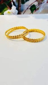 Gold Imitation Bangles Ayla - Picture 1 of 4