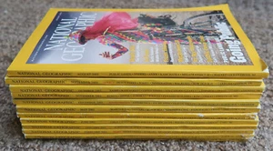 LOT OF 12 NATIONAL GEOGRAPHIC MAGAZINES 2001 @@@@@@@@@@@@@@@@@@@@@@@@@@@@@@@@@@@ - Picture 1 of 2