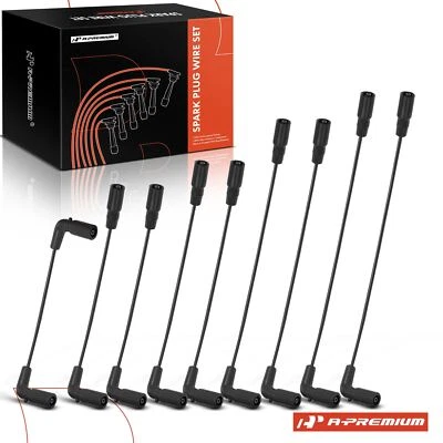 A-Premium 9pcs Spark Plug Wire Sets for Chevy GMC C/K 1500 2500 3500 Suburban - Image 1 of 4