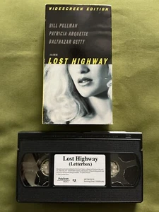 Lost Highway VHS 1997 Polygram Video Widescreen Edition VGOOD David Lynch - Imagen 1 de 3