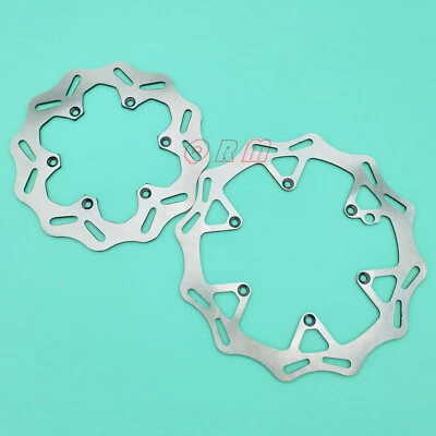 Front +Rear Disc Brake Rotor for KTM 125 150 250 300 350 450 500 SX XC SXF 16-25 - Image 1 of 2