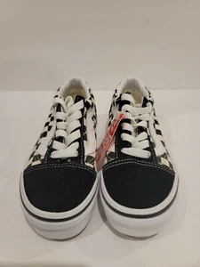 Vans Old Skool Checkerboard Black and White kid's Size 11.5 - Picture 1 of 6