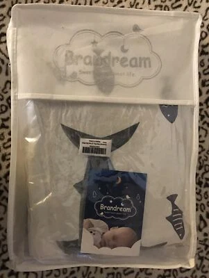 Juego de ropa de cama para cuna de bebé con temática náutica Brandream de 3 piezas Foto 1 de 4
