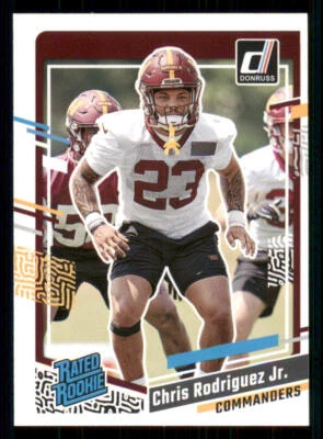 2023 Donruss #398 Chris Rodriguez Jr. RR RC - Image 1 of 2