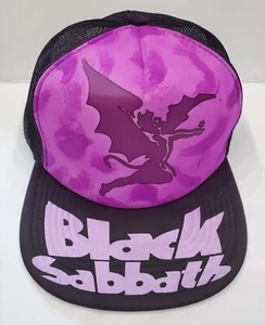 Airbrush Metallkopf schwarz Death Thrash Farben B Sabbath Angel Trucker verstellbar - Bild 1 von 2