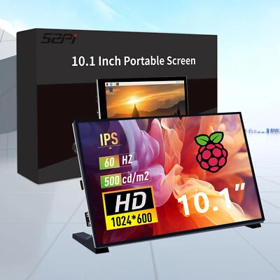 10 inch 1024*600 Display IPS Screen with Brackets for Raspberry Pi/ PC(No Touch) - Image 1 of 4