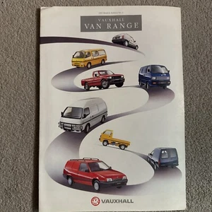 Vauxhall Van Range 1990-1991 UK Market Brochure Nova Astra Rascal Midi Brava - Picture 1 of 5