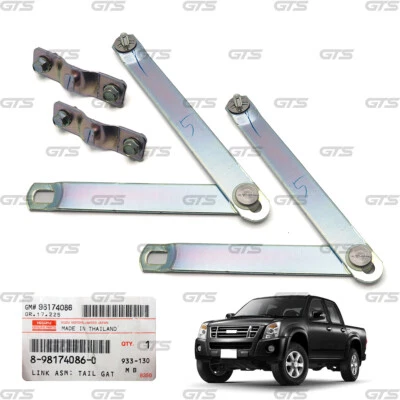 Tailgate Hinge Stay Support Arms Fits Isuzu D-max Holden Rodeo 2003 - 2011 - Image 1 of 4