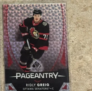 23-24 Upper Deck SP Authentic Pageantry Red #P-65 RIDLY GREIG - Picture 1 of 1