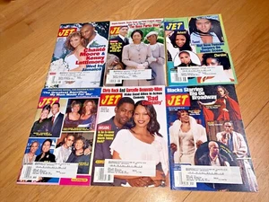 6-2002 JET MAGAZINES - Feb 4 / Feb 25 / April 22 / May 13 / June 10 / June 17 - Picture 1 of 7