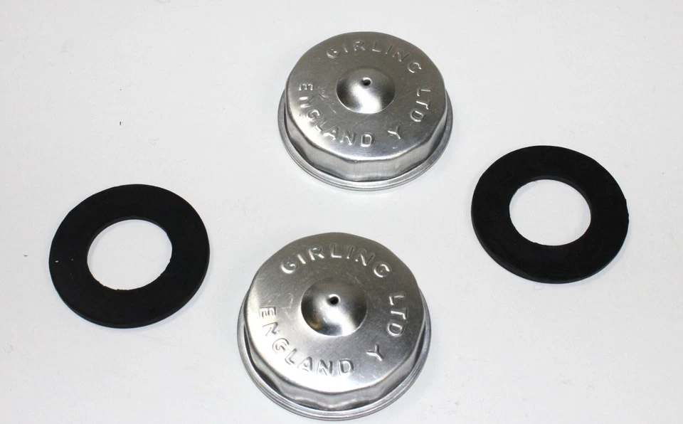 AUSTIN HEALEY 100/6 & 3000 BN4 to BJ8  BRAKE & CLUTCH FLUID TANK LIDS - Image 1 of 1