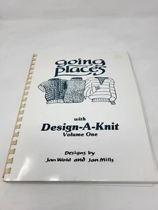 Knitting Book Going Places: w/Design-A-Knit, Vol. 1 w/3.5" Disk--Wold &Mills - Picture 1 of 4