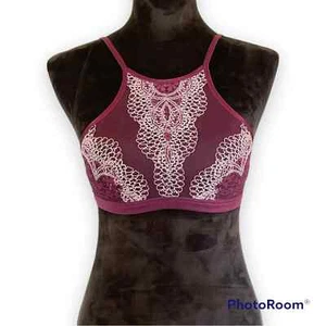 Victoria's Secret | Burgunder Spitzenneckholder Bralette - Bild 1 von 3