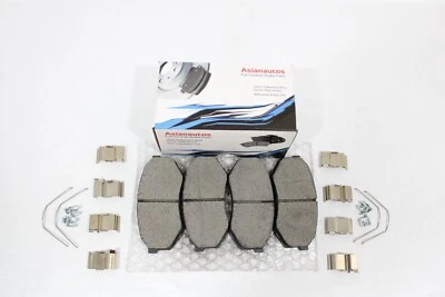 Pastillas de freno delanteras de cerámica con herrajes Asianautos para Plymouth Conquest 84-86 Foto 1 de 3