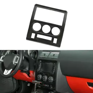 Carbon Fiber Color Navigation Panel Cover Trim Fit for Dodge Challenger 2009-14 - Picture 1 of 4