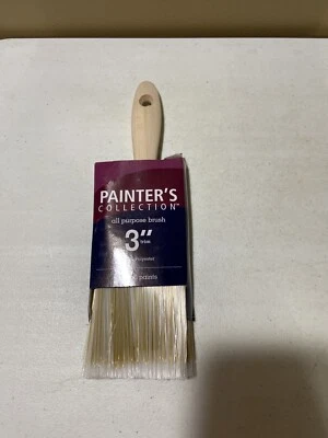 Painter's Collection 3" Trim All Purpose Paint Brush All Paints Polyester NEW!! Foto 1 de 2