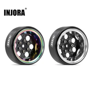 Ruedas beadlock CNC 1.3 de fibra de carbono con desplazamiento negativo INJORA para coche de radiocontrol de 1/18 1/24 - Imagen 1 de 14