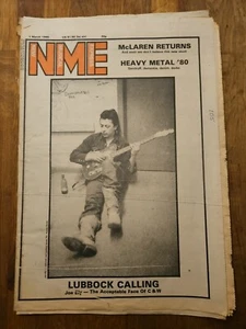 NME New Musical Express March 1st 1979 Joe Ely Cover Sex Pistols Advert - Imagen 1 de 5