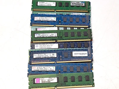 Lot 15 Samsung Memory Hynix Elpida Ram Module 1GB 2GB Lot PC3 10600 12800 - Image 1 of 4
