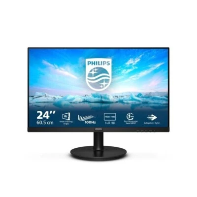 Philips Monitor 24 Zoll • Full HD VA LCD 60Hz • 4ms Lautsprecher HDMI VGA VESA - Bild 1 von 4