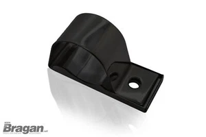 63mm Spot Light Steel Bracket For Bull Bar Chin Nudge Truck Mounting Kit BLACK - Picture 1 of 2