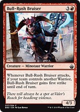 BULL-RUSH BRUISER ~mtg NM Battlebond Com x4