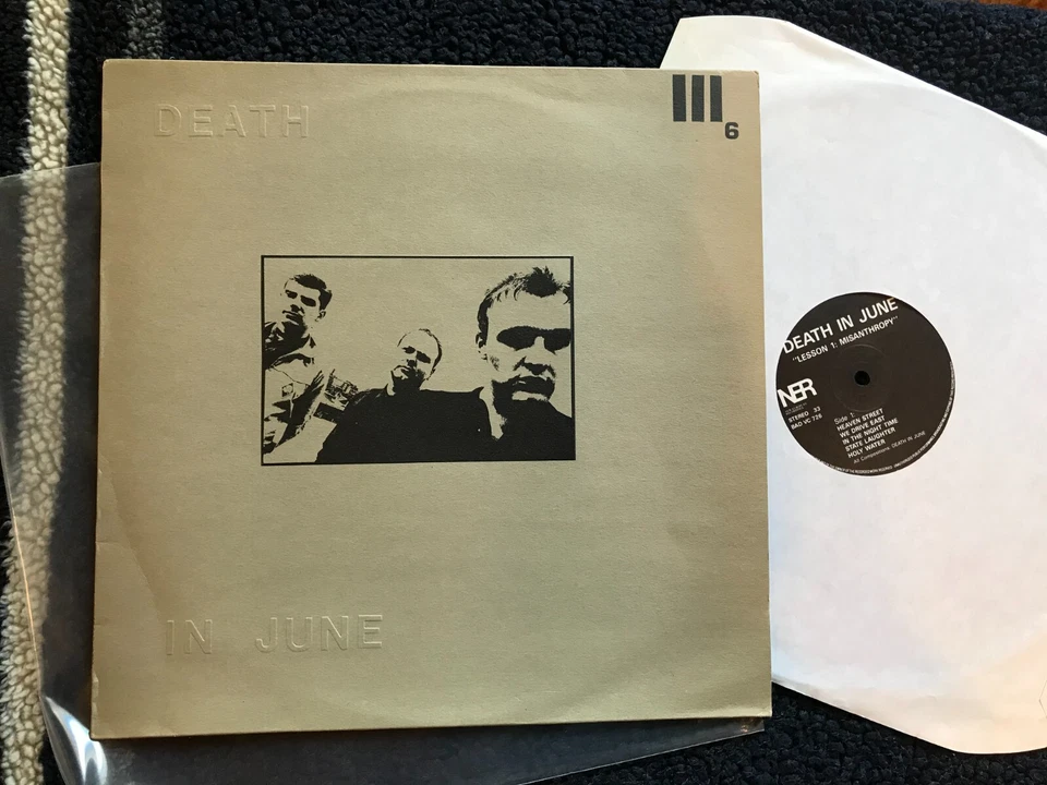 Death In June Lesson 1: Misanthropy Vinyl LP goth neo folk '86 uk ner badvc726 ! - Image 1 of 4
