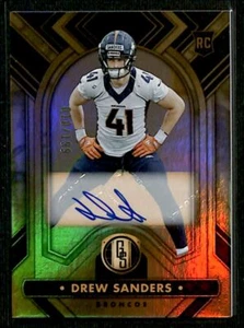 Drew Sanders 010/199 2023 Panini Gold Standard RC Auto Denver Broncos #138 - Picture 1 of 2