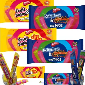 Barratt Refreshers & Wham, Fruit Salad & Dip Dabs Ice Duos 640ml Summer Gift - Picture 1 of 4