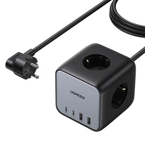 Cavo Di Estensione 1.8M 3 Prese Con Caricatore USB - Afbeelding 1 van 1