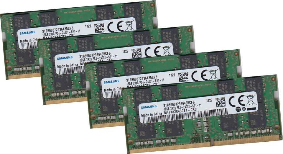 Samsung 64Gb 4x 16GB DDR4 RAM Memory Apple iMac19,1 Core i5 27 " 5K Mid - Image 1 of 1