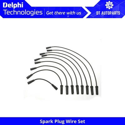 For 1996-1999 GMC C2500 Suburban 7.4L Spark Plug Wire Set Delphi 1997 1998 - Image 1 of 4