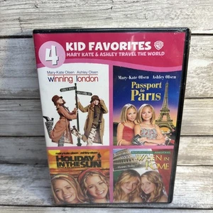 4 Kid Favorites: Mary-Kate & Ashley Travel the World DVD New Sealed 330+ Minutes - Picture 1 of 4