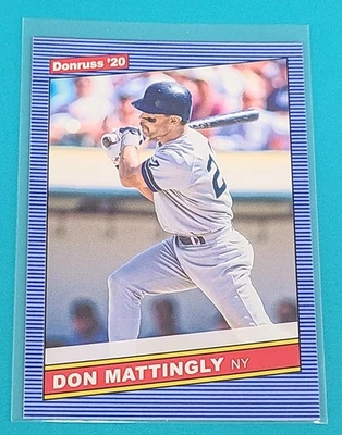 2020 Donruss    R86 #216 Don Mattingly New York Yankees Baseball Card A4 - Image 1 of 2