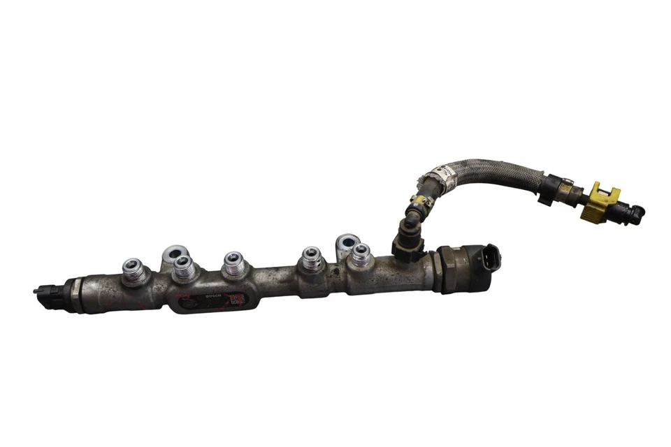 Rampa inyectora alimentadora de combustible diésel Jaguar XF 16-20 plateada G4D39D280AA fabricante original Foto 1 de 4