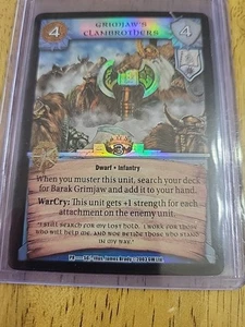 2003 WarCry CCG Promo Set- Grimjaw's Clanbrothers #50 Foil - Picture 1 of 1