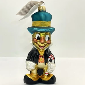 Christopher Radko Walt Disney Jiminy Cricket 1996 Decorazione Natalizia 6" Ltd Ed - Foto 1 di 8