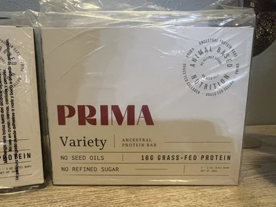Протеиновые батончики Prima Ancestral упаковка 7 шт. какао мокко на животной основе соленая карамель - Изображение 1 из 4