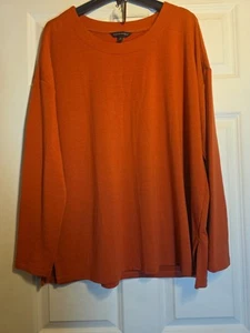 Banana Republic orange Rundhals Pullover Oberteil Gr. XL Damen EUc - Bild 1 von 5