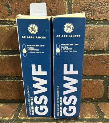 GE Water Filter GSWF Refrigerator Replacement Cartridge Set Of 2 - Image 1 of 4