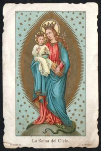 santino antico de Madonna image pieuse holy card estampa - Picture 1 of 1