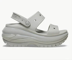 Crocs Classic Mega Crush Clog Sandal Platform White Women 9Men 7 Style207989-100 - Picture 1 of 10