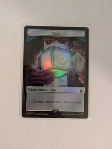 MTG Clue Foil / Human Rogue Token Doctor Who T 0013 0022 - Picture 1 of 2