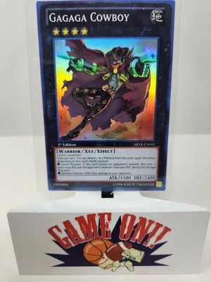 YuGiOh Gagaga Cowboy ABYR-EN041 1st Edition Super Rare NM - Image 1 of 2