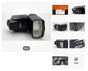 *Excellent* Canon Speedlite 580EX Flash Light  33817 - Picture 1 of 9