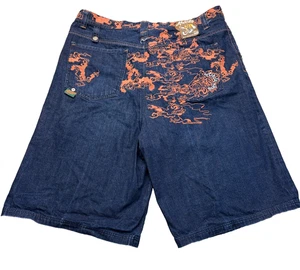 Vintage Akdmks Tiger Herren Shorts Größe 44 dunkelblau - Bild 1 von 5